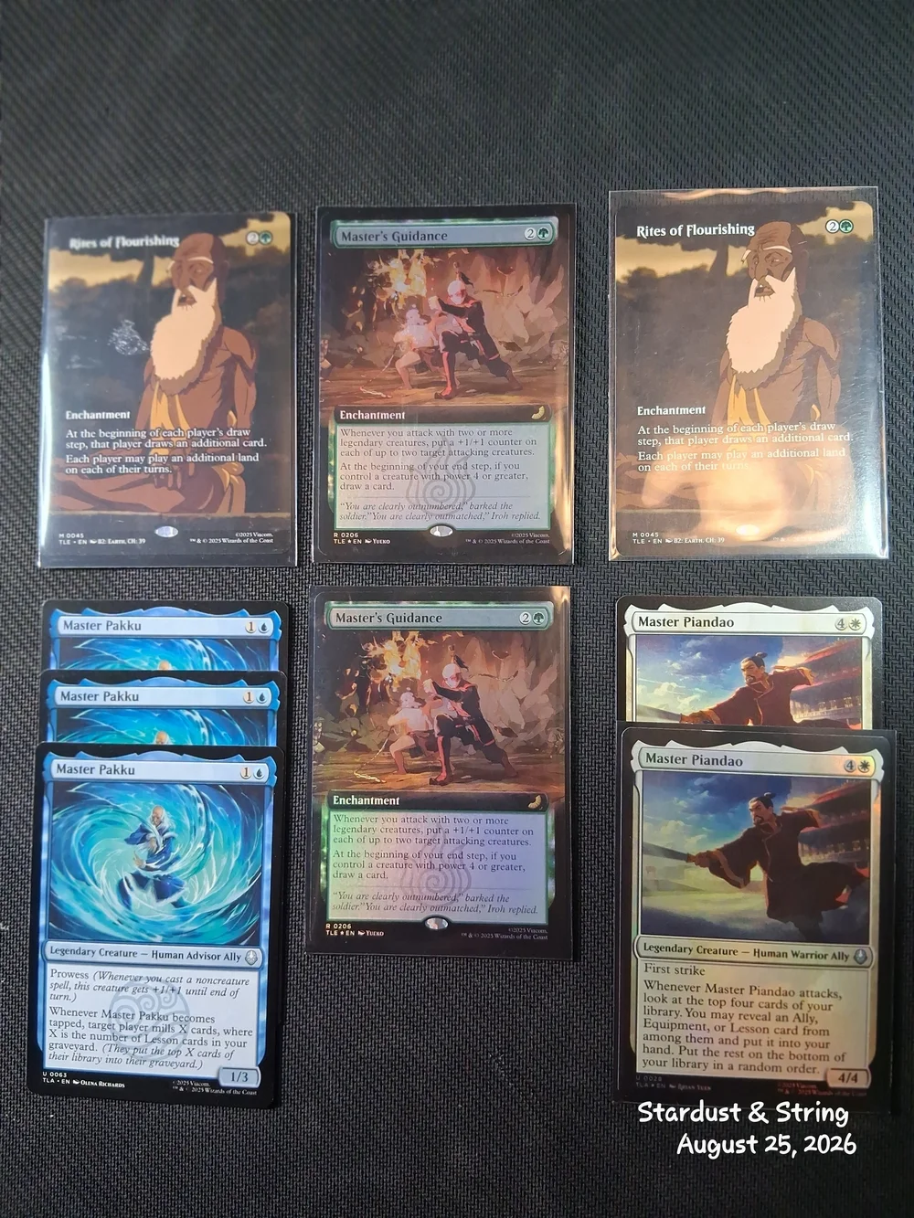 MTG Avatar White Lotus Deck Lot Master Iroh Pack 60 Cards Set Foils Showcase